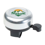 Fietsbel van aluminium en plastic met helder geluid kleur zilver weergave tampondruk