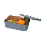 Lunchbox van gerecycled plastic 800 ml Recycled kleur grijs tweede weergave