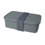 Lunchbox van gerecycled plastic 800 ml Recycled kleur donkergrijs