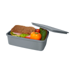 Lunchbox van gerecycled plastic 800 ml Recycled kleur donkergrijs tweede weergave