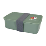 Lunchbox van gerecycled plastic 800 ml Recycled kleur pastel groen weergave tampondruk