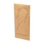 Lanyard voor smartphone van gerecycled plastic met 5-in-1 oplaadkabel kleur zwart tweede weergave met doos