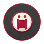 Magnetische 2-in-1 telefoonhouder met geïntegreerde flesopener kleur rood tweede weergave achterkant