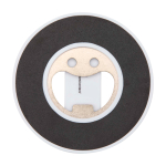 Magnetische 2-in-1 telefoonhouder met geïntegreerde flesopener kleur wit tweede weergave achterkant