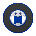 Magnetische 2-in-1 telefoonhouder met geïntegreerde flesopener kleur koningsblauw tweede weergave achterkant