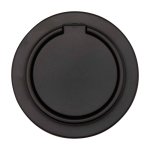Magnetische telefoonhouder met ringvormige standaard kleur zwart tweede weergave voorkant