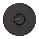 Magnetische telefoonhouder met ringvormige standaard kleur zwart tweede weergave achterkant