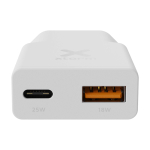 Xtorm XG2SL025 Go2 SlimLine ultraslanke oplader, perfect voor op reis kleur wit weergave detail 1