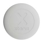 Xtorm XTAG2GA waterbestendige reislabel met trackerfunctie kleur wit tweede weergave voorkant