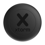 Xtorm XTAG2GA waterbestendige reislabel met trackerfunctie kleur grafiet tweede weergave voorkant