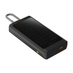 Zonne-energie powerbank met ultrasnelle oplaadtechnologie 10.000 mAh kleur grafiet