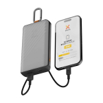 Zonne-energie powerbank met ultrasnelle oplaadtechnologie 10.000 mAh kleur grafiet derde weergave