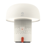 Luidspreker van staal en kunststof met dimbare LED-lamp Kooduu 10W kleur wit weergave bedrukking logo 2