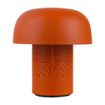 Luidspreker van staal en kunststof met dimbare LED-lamp Kooduu 10W kleur oranje tweede weergave achterkant