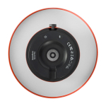 Luidspreker van staal en kunststof met dimbare LED-lamp Kooduu 10W kleur oranje weergave detail 1
