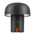Luidspreker van staal en kunststof met dimbare LED-lamp Kooduu 10W kleur antraciet tweede weergave voorkant