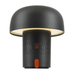 Luidspreker van staal en kunststof met dimbare LED-lamp Kooduu 10W kleur antraciet