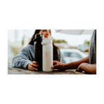 Slimme drinkfles met waterfilter en tracking-app 680 ml LARQ PureVis™ kleur wit luxe weergave