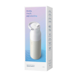 Slimme drinkfles met waterfilter en tracking-app 1 L LARQ PureVis™ 2.0 kleur wit tweede weergave met doos