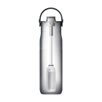 Thermosfles met geïntegreerd waterzuiveringsfilter 680 ml kleur zwart derde weergave