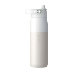 Thermosfles met geïntegreerd waterzuiveringsfilter 680 ml kleur wit tweede weergave voorkant