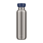 RVS thermosfles voor onderweg 500 ml kleur marineblauw tweede weergave voorkant