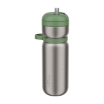 RVS sportthermosfles 600 ml kleur bosgroen