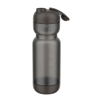 Plastic shaker met ingebouwde mengbal 800 ml kleur zwart tweede weergave