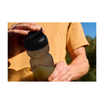 Plastic shaker met ingebouwde mengbal 800 ml kleur wit luxe weergave