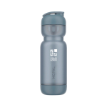 Plastic shaker met ingebouwde mengbal 800 ml met afdrukgebied