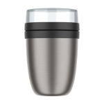 Thermolunchbox met gescheiden compartimenten 700 ml Mepal Ellipse 2.0 kleur zwart tweede weergave voorkant