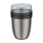 Thermolunchbox met gescheiden compartimenten 700 ml Mepal Ellipse 2.0 kleur zwart