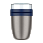 Thermolunchbox met gescheiden compartimenten 700 ml Mepal Ellipse 2.0 kleur marineblauw tweede weergave voorkant