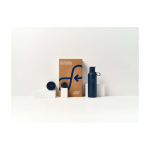 Drinkfles met modulair dekselsysteem en 3 verwisselbare doppen 500 ml kleur marineblauw tweede weergave