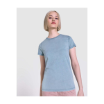 Getailleerd dames T-shirt met korte mouwen 280 g/m² Roly Fiyi kleur grijs luxe weergave