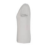 Getailleerd dames T-shirt met korte mouwen 280 g/m² Roly Fiyi kleur grijs weergave zijkant