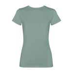 Getailleerd dames T-shirt met korte mouwen 280 g/m² Roly Fiyi kleur donkergroen