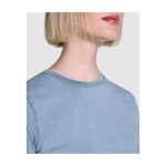 Getailleerd dames T-shirt met korte mouwen 280 g/m² Roly Fiyi kleur donkergroen weergave detail 1