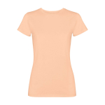 Getailleerd dames T-shirt met korte mouwen 280 g/m² Roly Fiyi kleur koraal