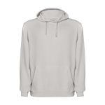 Unisex hoodie met gewassen look 250 g/m² Roly Kenia kleur grijs