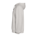 Unisex hoodie met gewassen look 250 g/m² Roly Kenia kleur grijs weergave zijkant