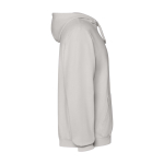 Unisex hoodie met gewassen look 250 g/m² Roly Kenia kleur grijs tweede weergave met zijkant