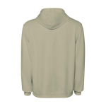 Unisex hoodie met gewassen look 250 g/m² Roly Kenia kleur khaki tweede weergave achterkant