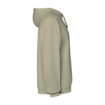 Unisex hoodie met gewassen look 250 g/m² Roly Kenia kleur khaki tweede weergave met zijkant