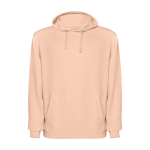Unisex hoodie met gewassen look 250 g/m² Roly Kenia kleur koraal