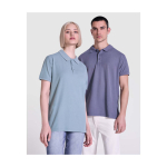 Unisex polo met korte mouwen en gewassen afwerking 200 g/m² kleur geel luxe weergave 2