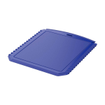 IJsschraper in rechthoekige vorm van gerecycled plastic kleur blauw