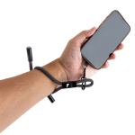 Pols-lanyard van PVC en nylon met snelladen USB-C voor smartphone