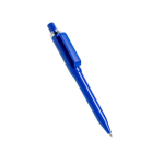 Pen van gerecycled ABS met drukmechanisme, blauwe inkt