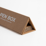 Draaipen van roestvrij staal en theeresten, zwarte inkt